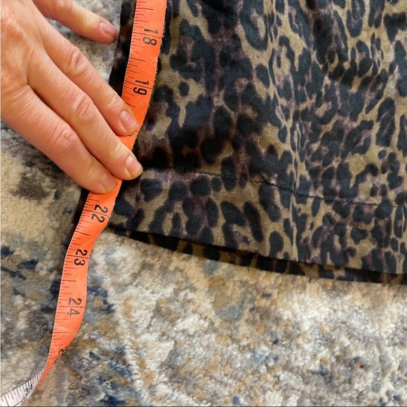 Banana Republic Women's 2 Leopard Animal Sleeveless Pants Romper Tie Belt - Picture 9 of 10